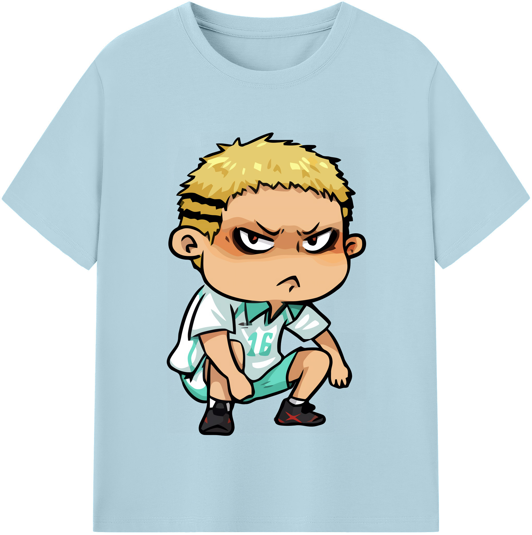 （画像用） ハイキュー!! Haikyu!! 綿100％半袖Tシャツ（フロントプリント）